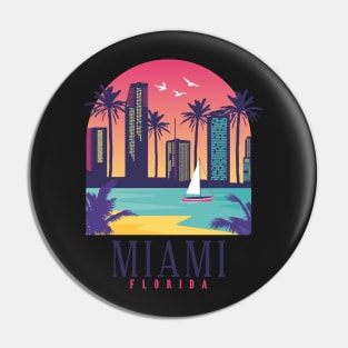 Miami Florida Pin