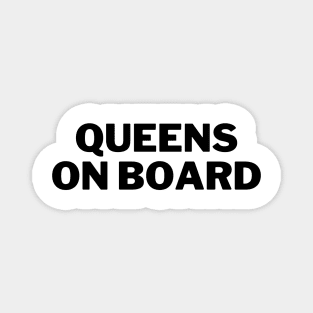 Chess Queens On Board Magnet