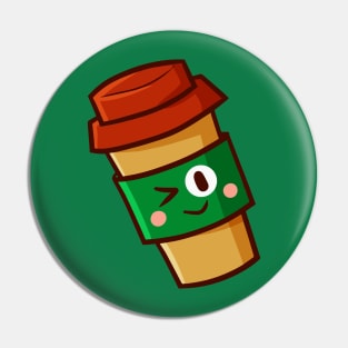 Coffee Retail Cup Pin