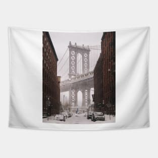 NYC Winter Dumbo Tapestry