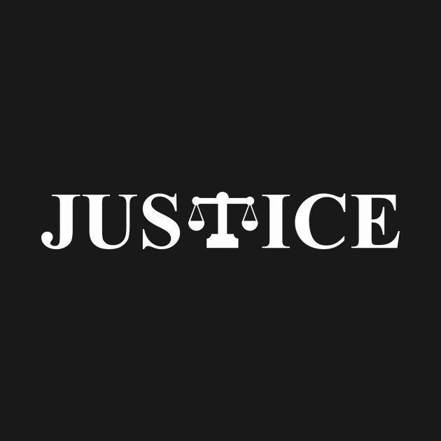 Justice Wordmark by vectorclothes