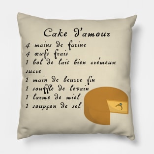 Cake d'amour Pillow