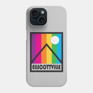 Ellicottville New York Souvenir Gift Rainbow Mountains Phone Case