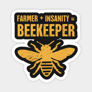 Funny Bee Keeper Design Magnet