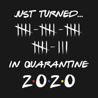 Just Turned 23 In Quarantine Humor Birthday T-Shirt