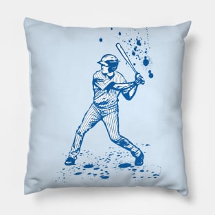 Baseball Batter or Hitter in Launch Position - 03 Pillow