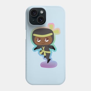 Green Ninja in Rainbow Phone Case