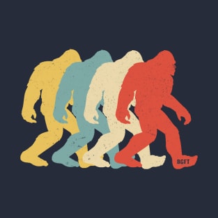 Vintage Retro Bigfoot Line T-Shirt