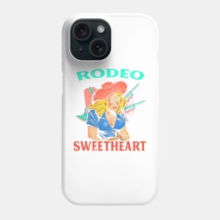 Sweetheart of the Rodeo Country Girl Western BOHO Vintage Retro Style Phone Case