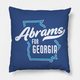 Vintage Abrams for Georgia Governor // Abrams for Governor Pillow