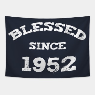 Blessed Since 1952 Cool Blessed Christian Birthday Tapestry