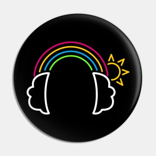 Rainbowphones Pin