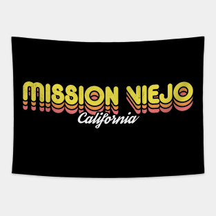 Retro Mission Viejo California Tapestry