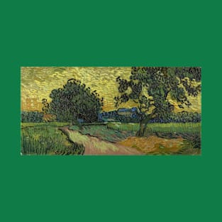 Landscape at Saint-Remy - Vincent van Gogh T-Shirt