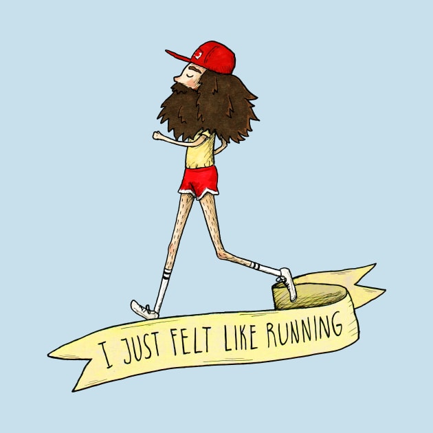 I just felt like running by agrapedesign