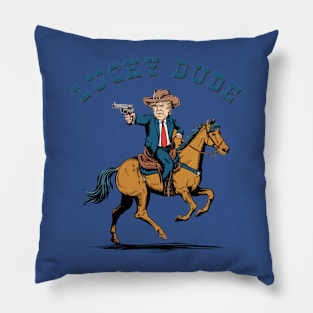 trump_cowboy_lucky_luke Pillow