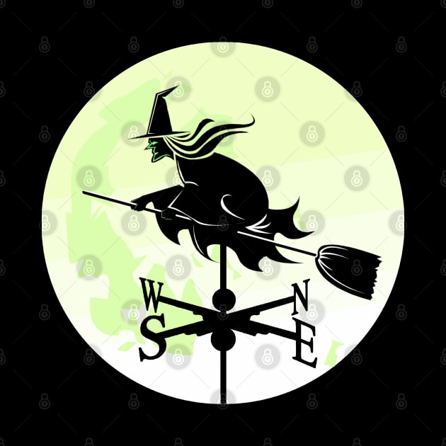 Witch Moon Weathervane by Nuletto