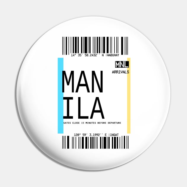 MANILA PLANE TICKET POCKET DESIGN SHIRT STICKER Pin by Aydapadi Studio