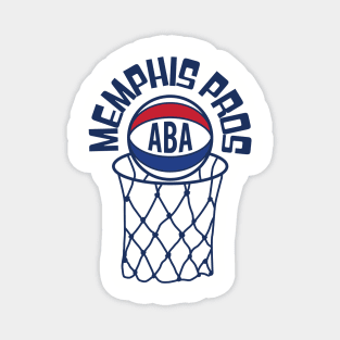 Memphis Pros Basketball Magnet