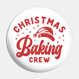 Christmas Baking Crew Red Santa Hat Pin