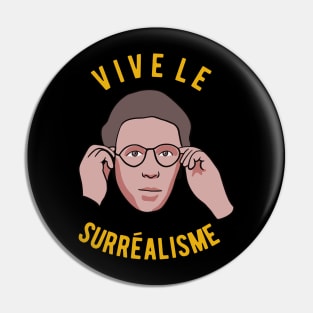 Andre Breton - Vive Le Surrealisme Pin