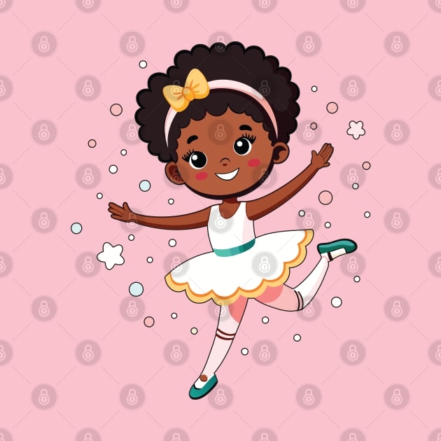 Cute Ballerina Dancing Girl by Surrealcoin777