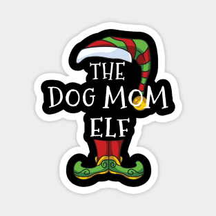 Dog Mom Elf Family Matching Christmas Holiday Group Gift Pajama Magnet