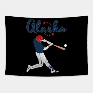 Alaska Baseball Tapestry