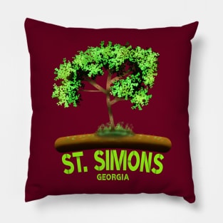 St. Simons Georgia Pillow