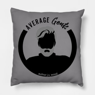 Average Gents logo tee Pillow