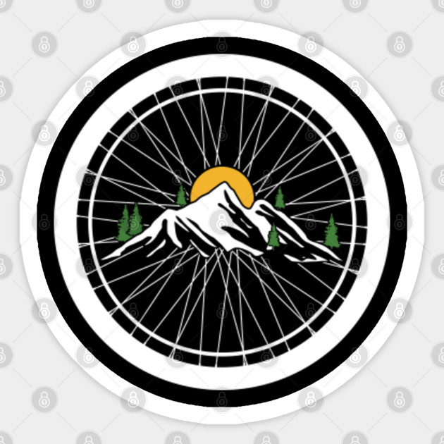 bike wheel sticker design