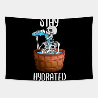 Stay Hydrated | Water Skeleton Tapestry