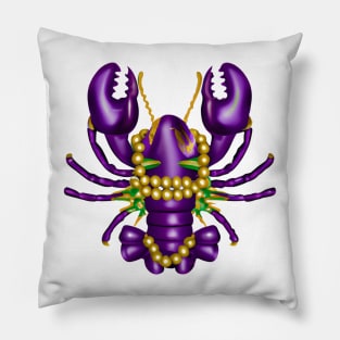 Mardi Gras Crawfish #3 Pillow