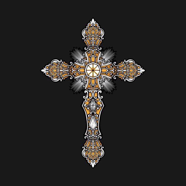 Beautiful patterned cross by katanya78