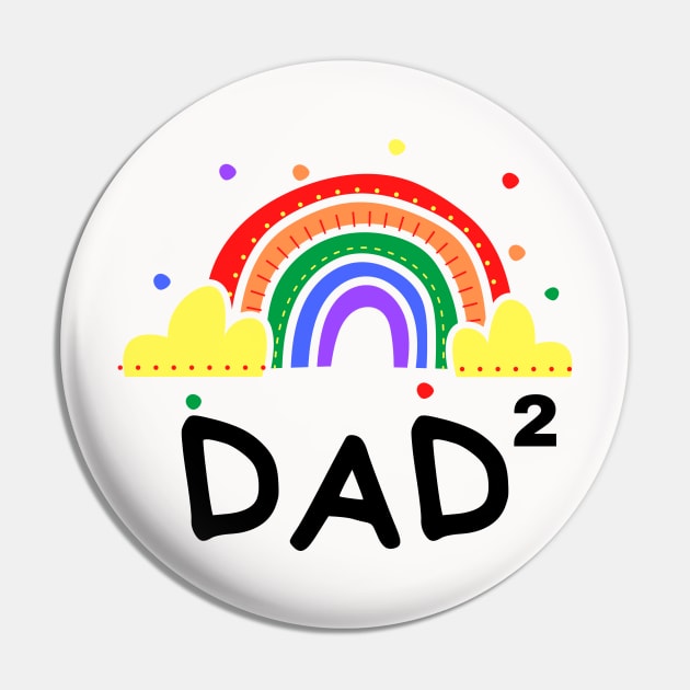 Two Dads Pin by Mplanet