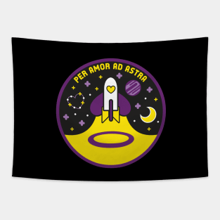 Space Pride - Intersex Flag Tapestry