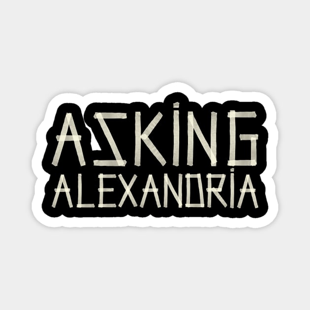 Asking Alexandria - Paper Tape Magnet by PAPER TYPE