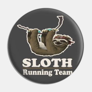 Sloth Running Team Pin