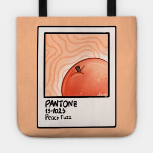Pantone Peach Fuzz card 2 Tote