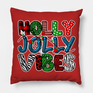 Holly Jolly Vibes Pillow