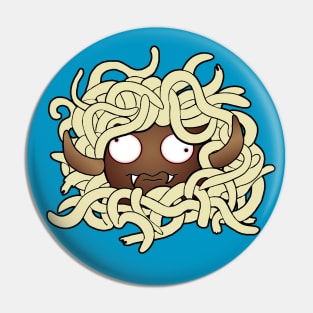 Floating Noodle Demon [LIGHT] Pin