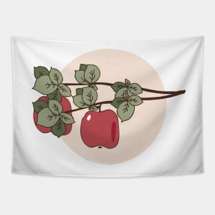 Pink Apples Tapestry