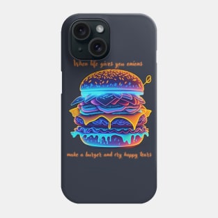 Make a burger Phone Case