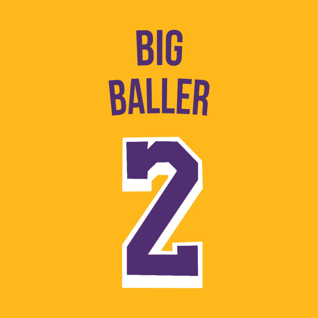 Lonzo Ball 'Big Baller' Nickname Jersey - Los Angeles Lakers by xavierjfong