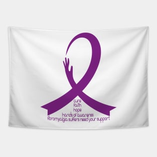 Hands of Fibromyalgia Awareness Tapestry