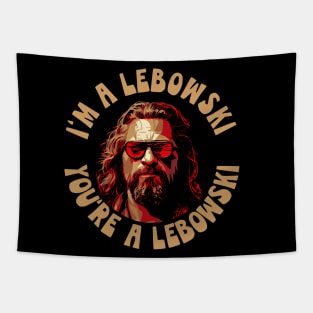 I'm A Lebowski, You're A Lebowski Mindful Kaleidoscope The Dude Design T-Shirt Tapestry