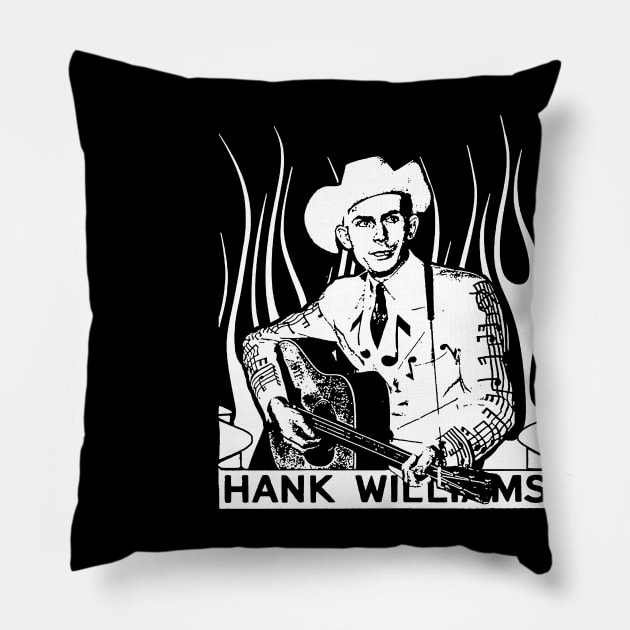 Hank Williams Pillow by irkife