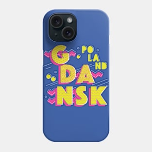 Retro 90s Gdansk, Poland Phone Case