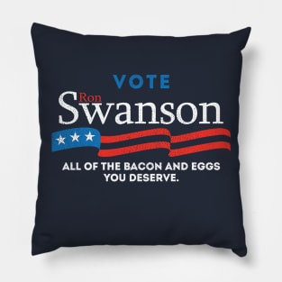 Ron Swanson campaign shirt Pillow