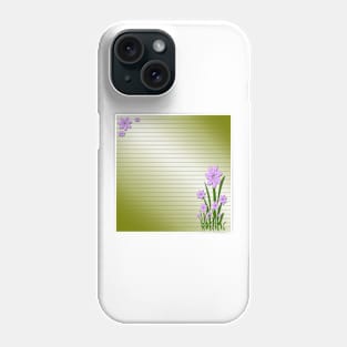 Purple flowers Phone Case